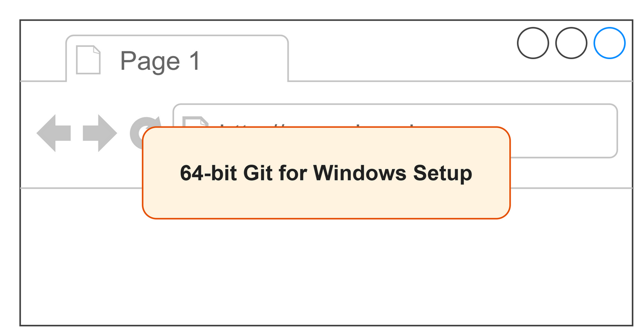 A generic browser window showing the Git download page